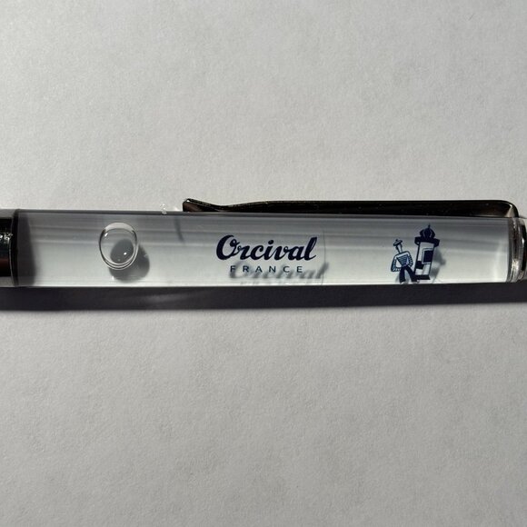 Orcival France Advertising Floaty Pen Clothing Brand Striped Shirts French Navy - Picture 8 of 10